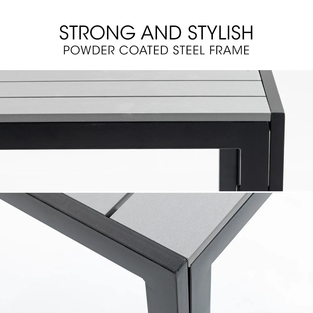 Fortia 90 x 90cm Outdoor Dining Table Square Furniture