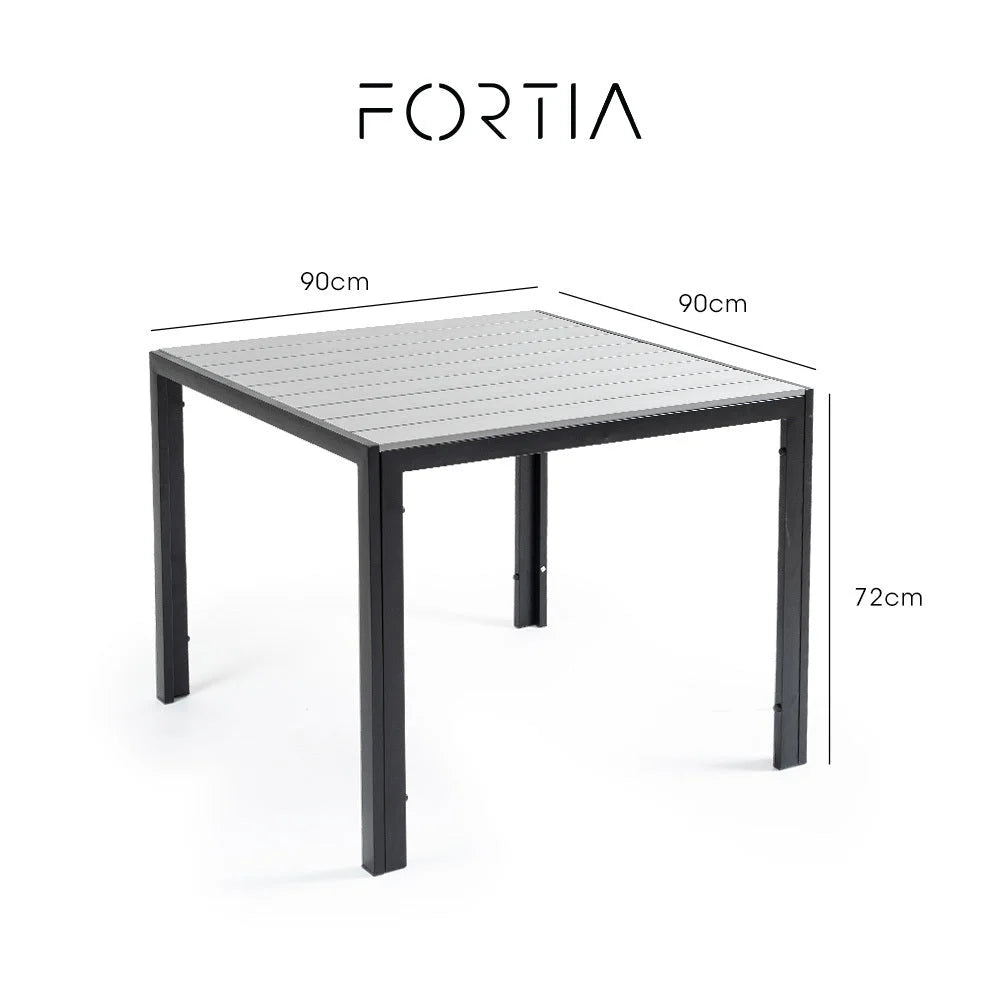 Fortia 90 x 90cm Outdoor Dining Table Square Furniture