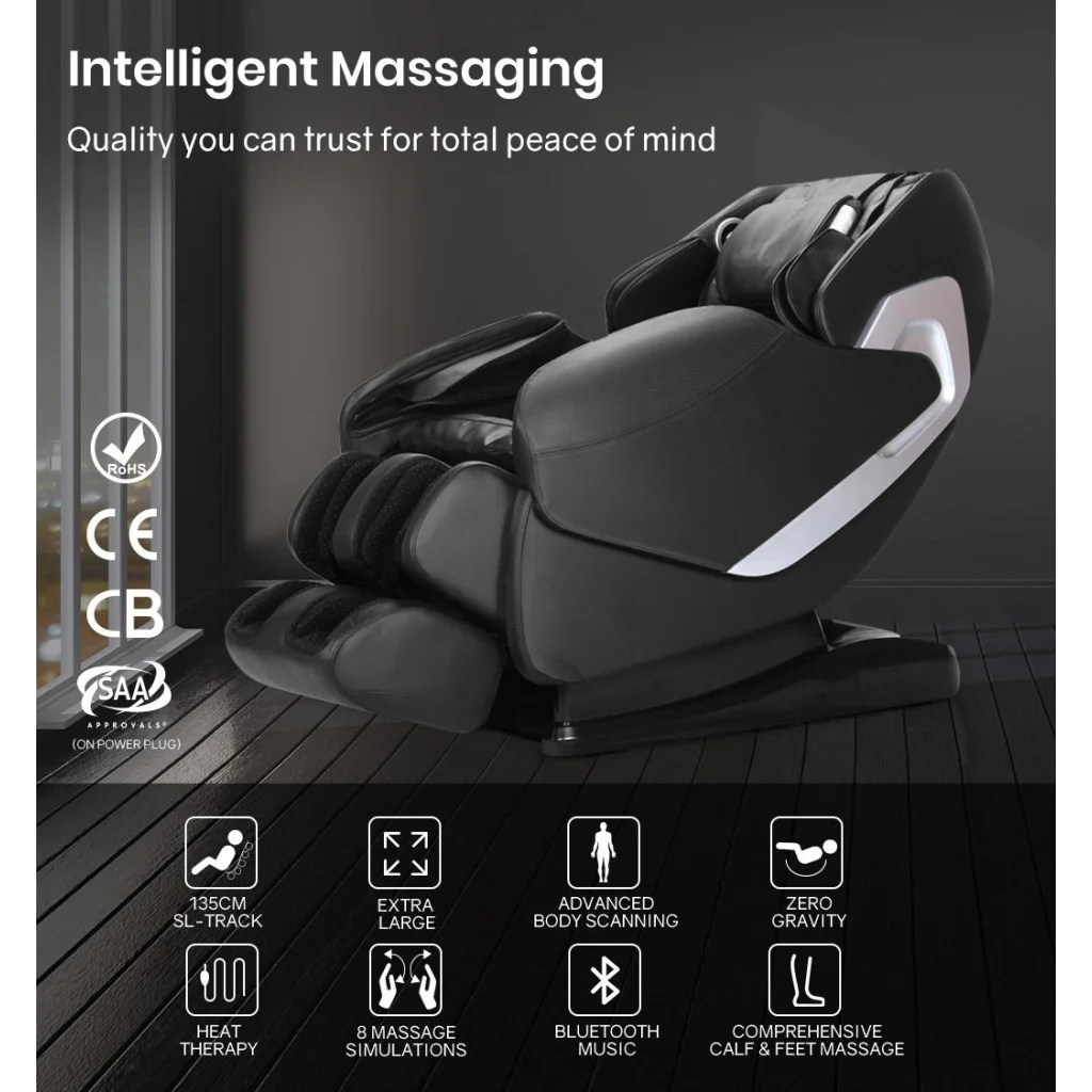 FORTIA Electric Massage Chair Full Body Shiatsu Recliner
