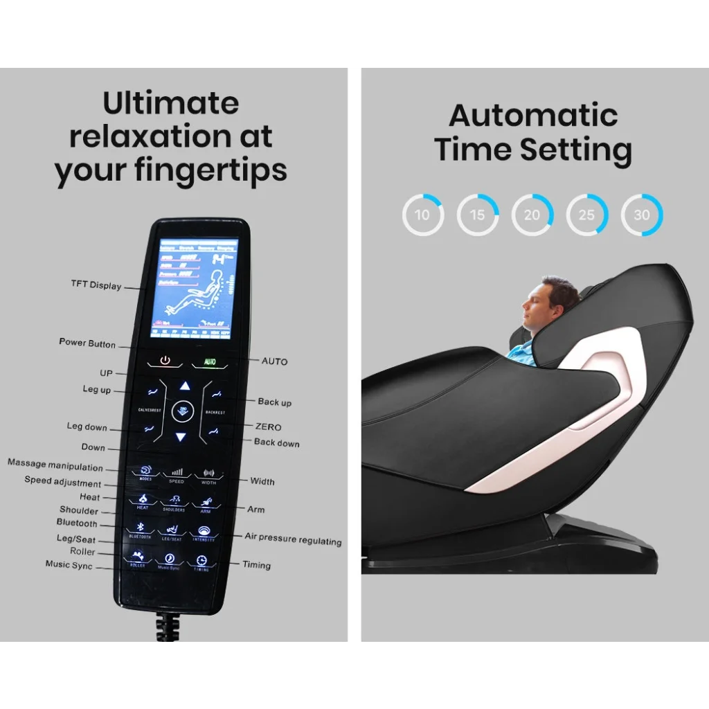FORTIA Electric Massage Chair Full Body Shiatsu Recliner