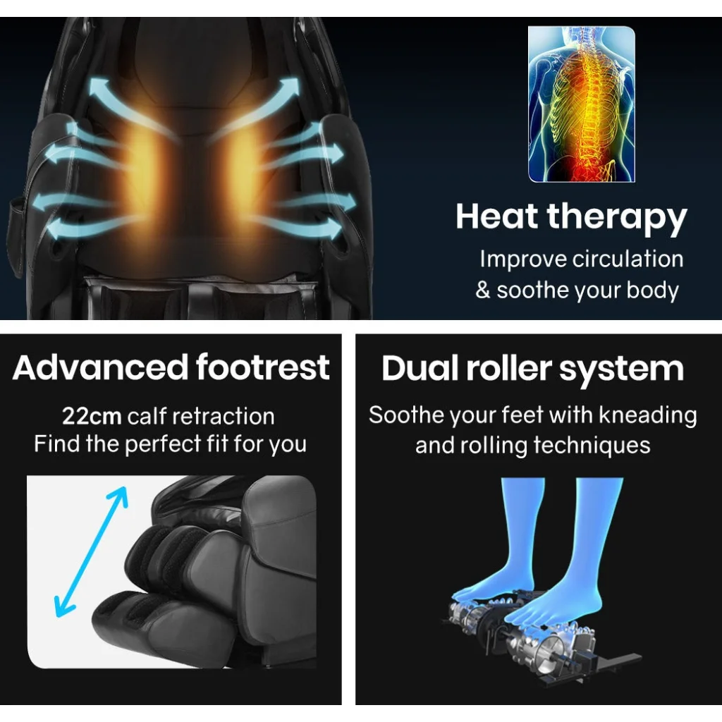 FORTIA Electric Massage Chair Full Body Shiatsu Recliner