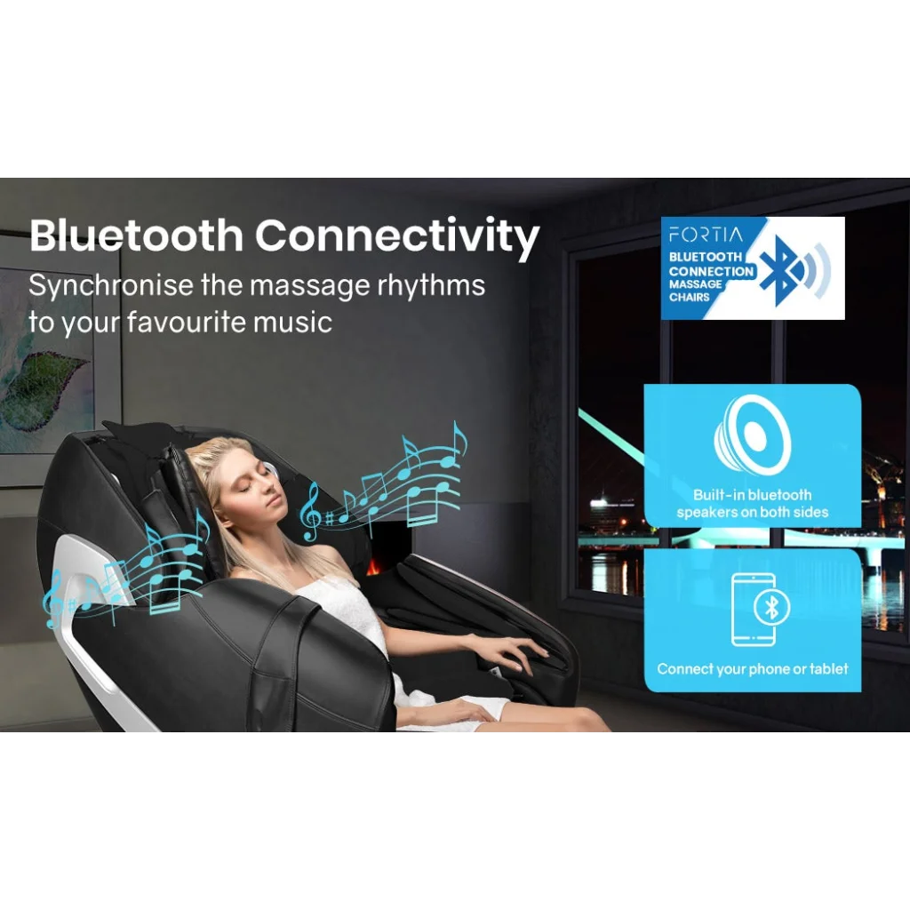 FORTIA Electric Massage Chair Full Body Shiatsu Recliner