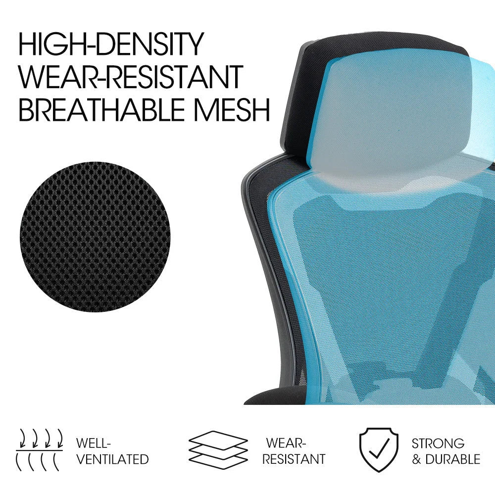 FORTIA Ergonomic Office Desk Chair Height Adjustable Lumbar