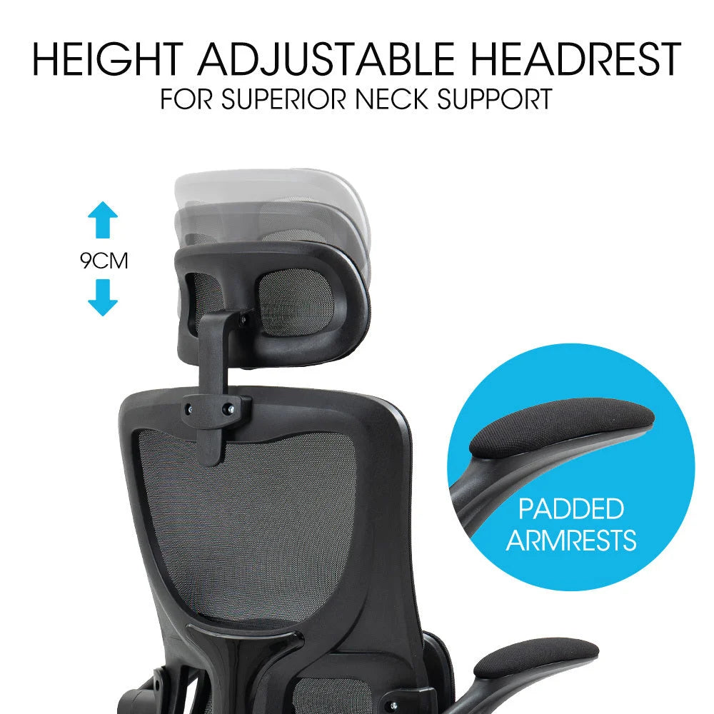 FORTIA Ergonomic Office Desk Chair Lumbar Support Mesh