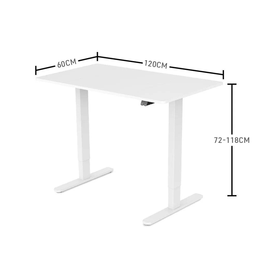 Fortia Sit To Stand Up Standing Desk 120x60cm 72-118cm
