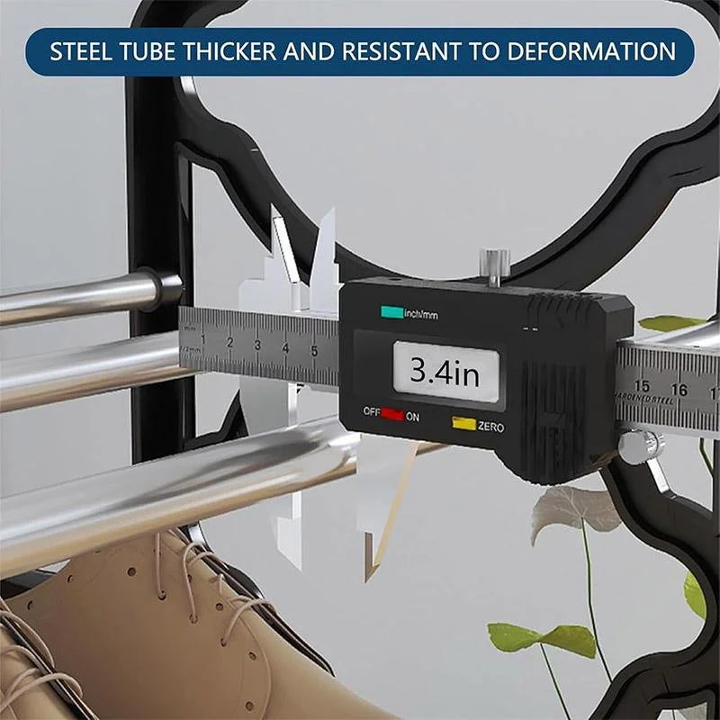 Four Layer Shoe Rack Storage Organizer Multi Tier Shoe