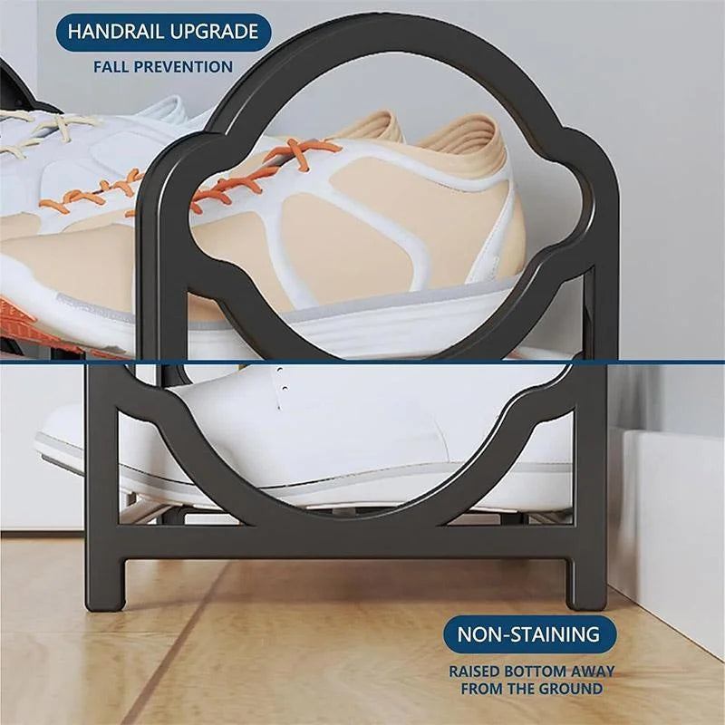 Four Layer Shoe Rack Storage Organizer Multi Tier Shoe