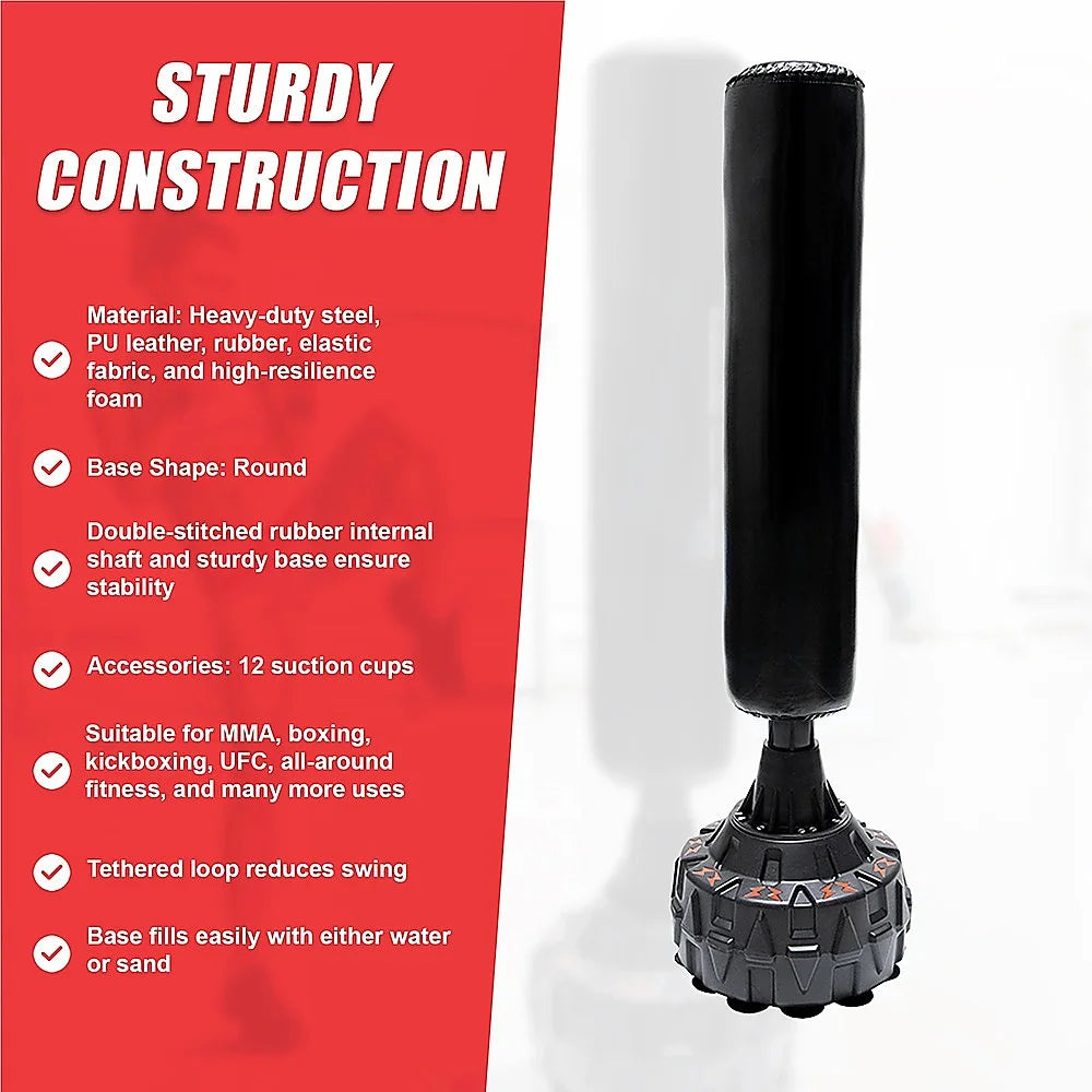 Free Standing Boxing Punching Bag Stand 170cm MMA UFC Kick