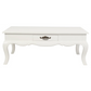 French Provincial 2 Drawer Coffee Table - White - Furniture