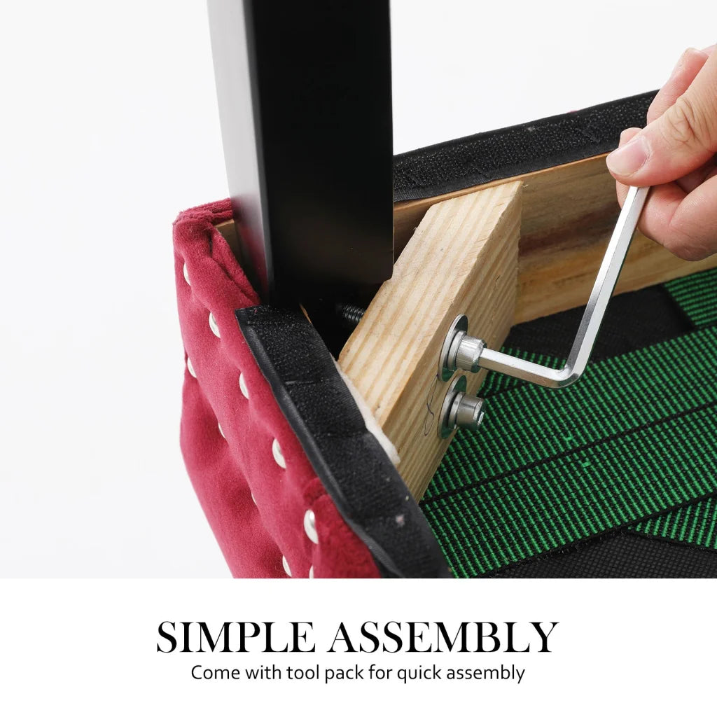 French Provincial Dining Chair Ring Studded Lisse Velvet