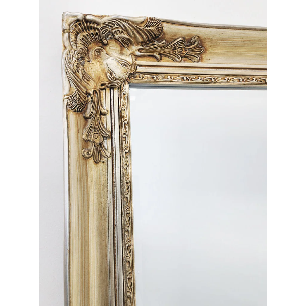 French Provincial Ornate Mirror - ANTIQUE CHAMPAGNE - X