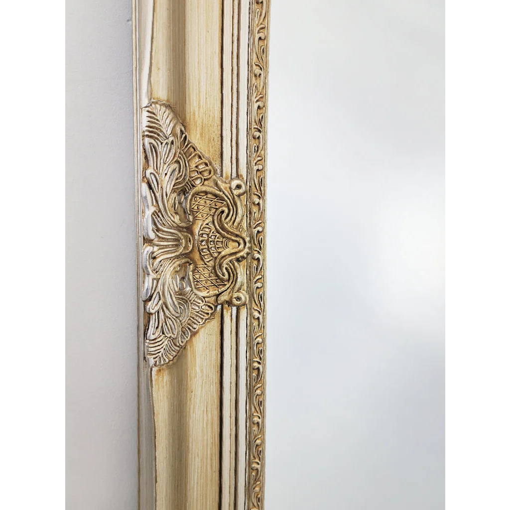 French Provincial Ornate Mirror - ANTIQUE CHAMPAGNE - X