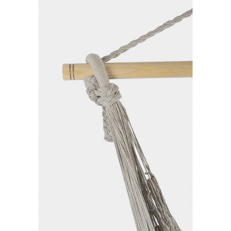 Fringed Cotton Rope Mexican Hammock Swing from Mexico