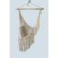 Fringed Cotton Rope Mexican Hammock Swing from Mexico