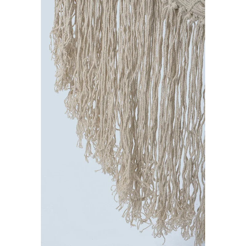 Fringed Cotton Rope Mexican Hammock Swing from Mexico