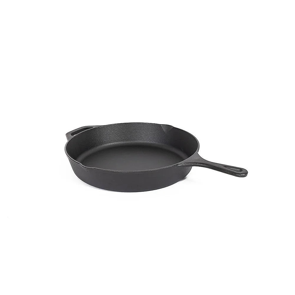 Frying Pan Non-Stick Cast Iron Steak Skillet Round BBQ