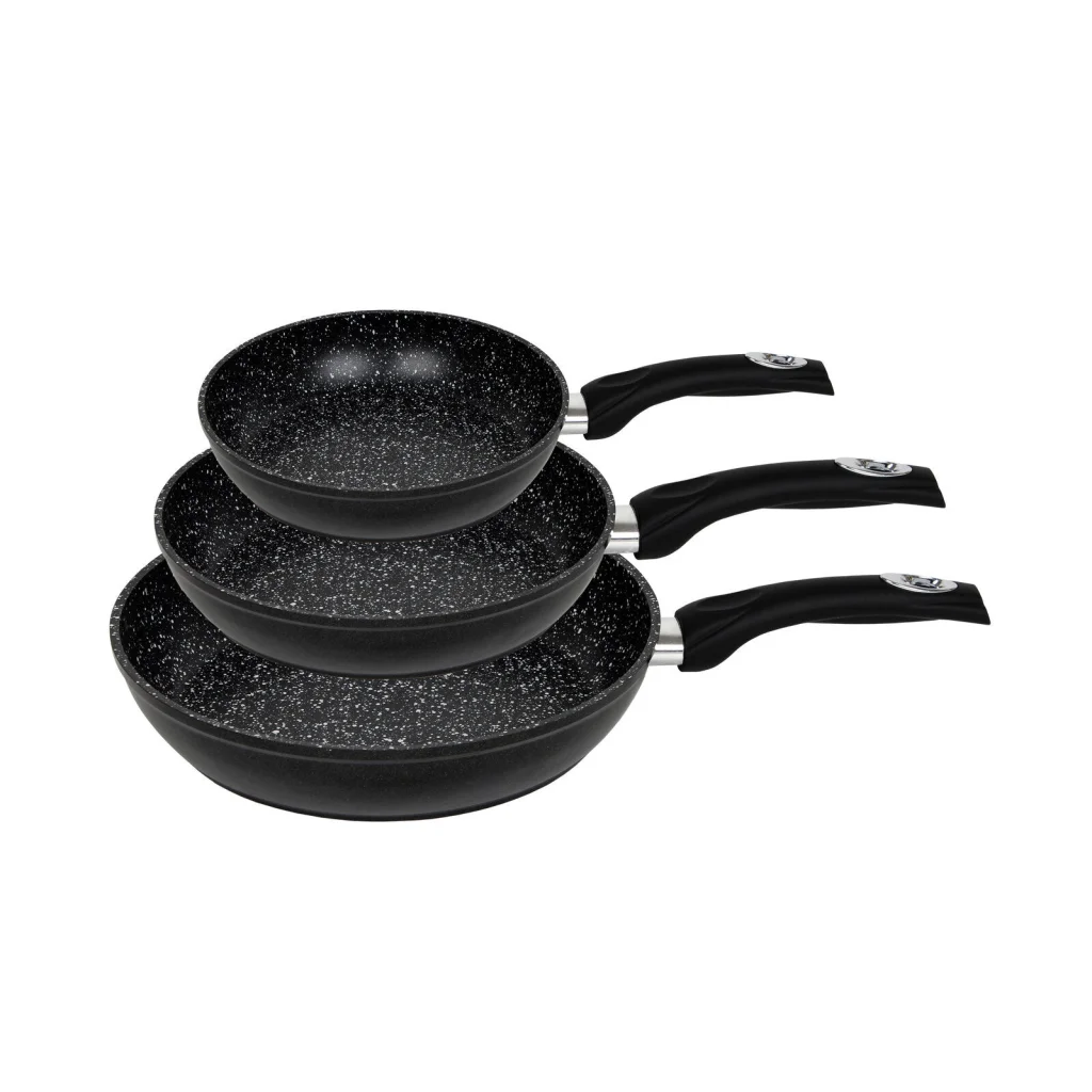 Frypan Set 3-Piece Forged with Non-stick Coating - Home &