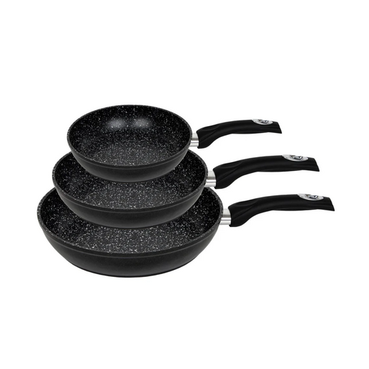 Frypan Set 3-Piece Forged with Non-stick Coating - Home &