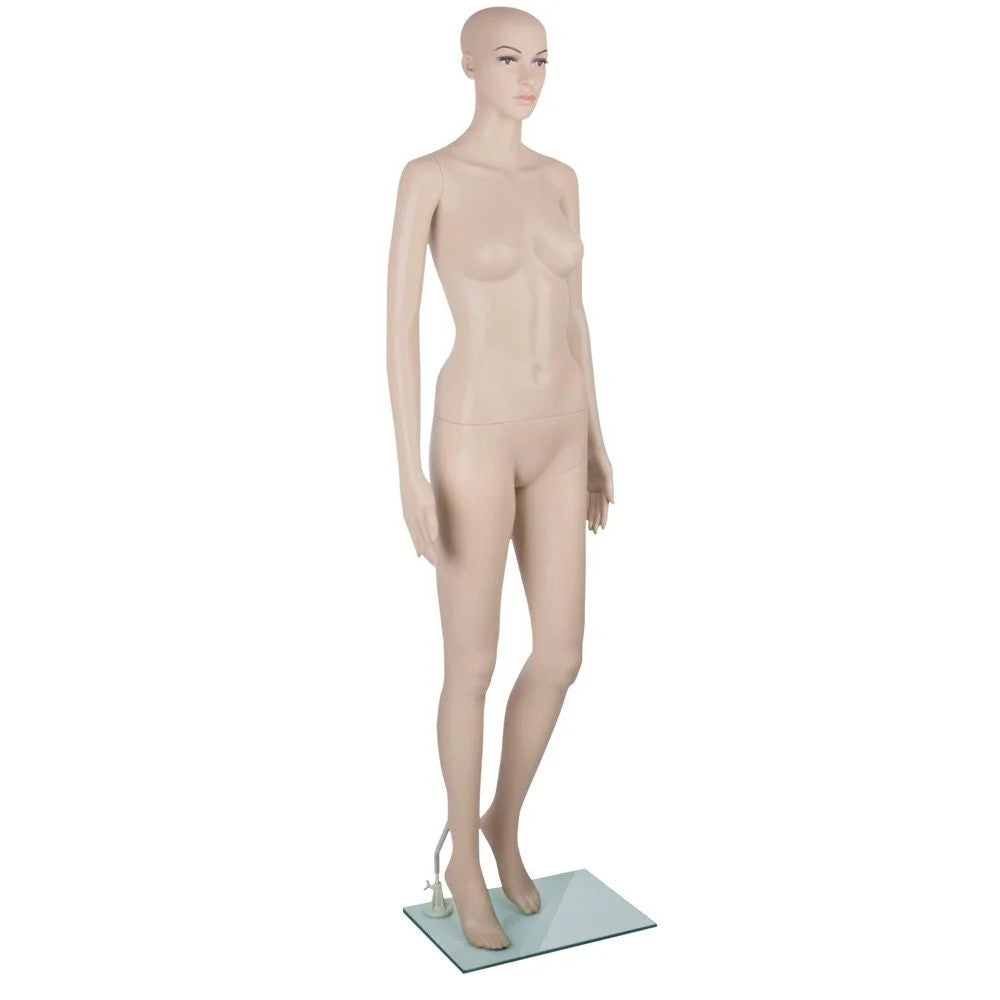 Full Body Female Mannequin 175cm Tall Skin-Colored