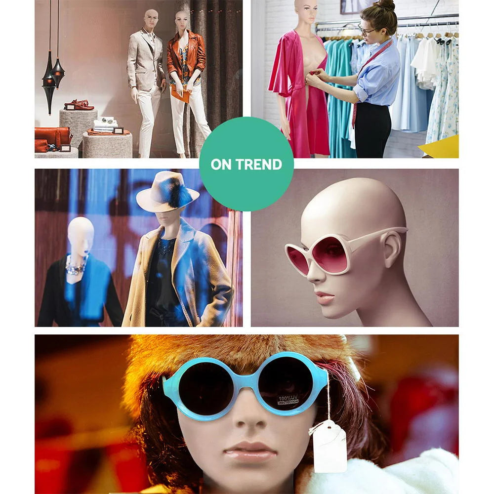 Full Body Female Mannequin 175cm Tall Skin-Colored