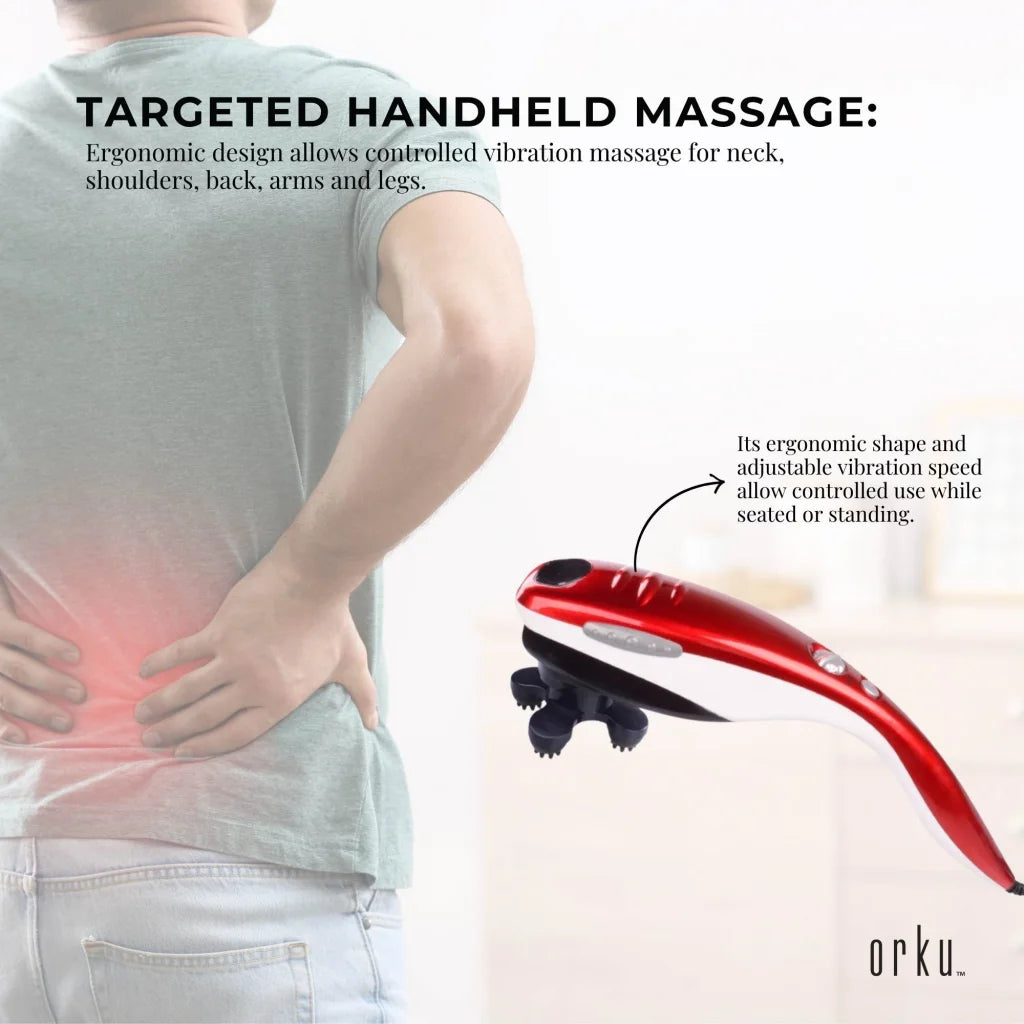 Full Body Handheld Massager - 6 Massage Heads Neck Shoulder