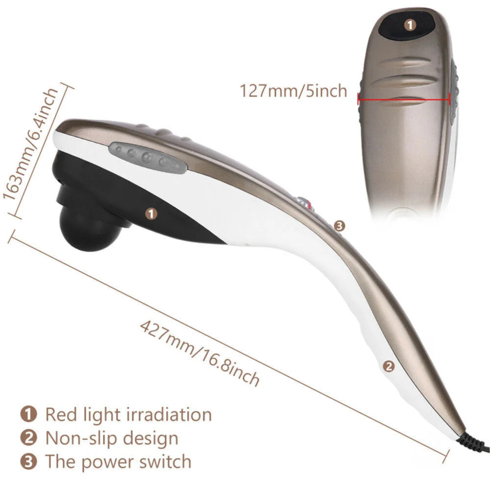 Full Body Handheld Massager Machine Champagne - 6 Massage