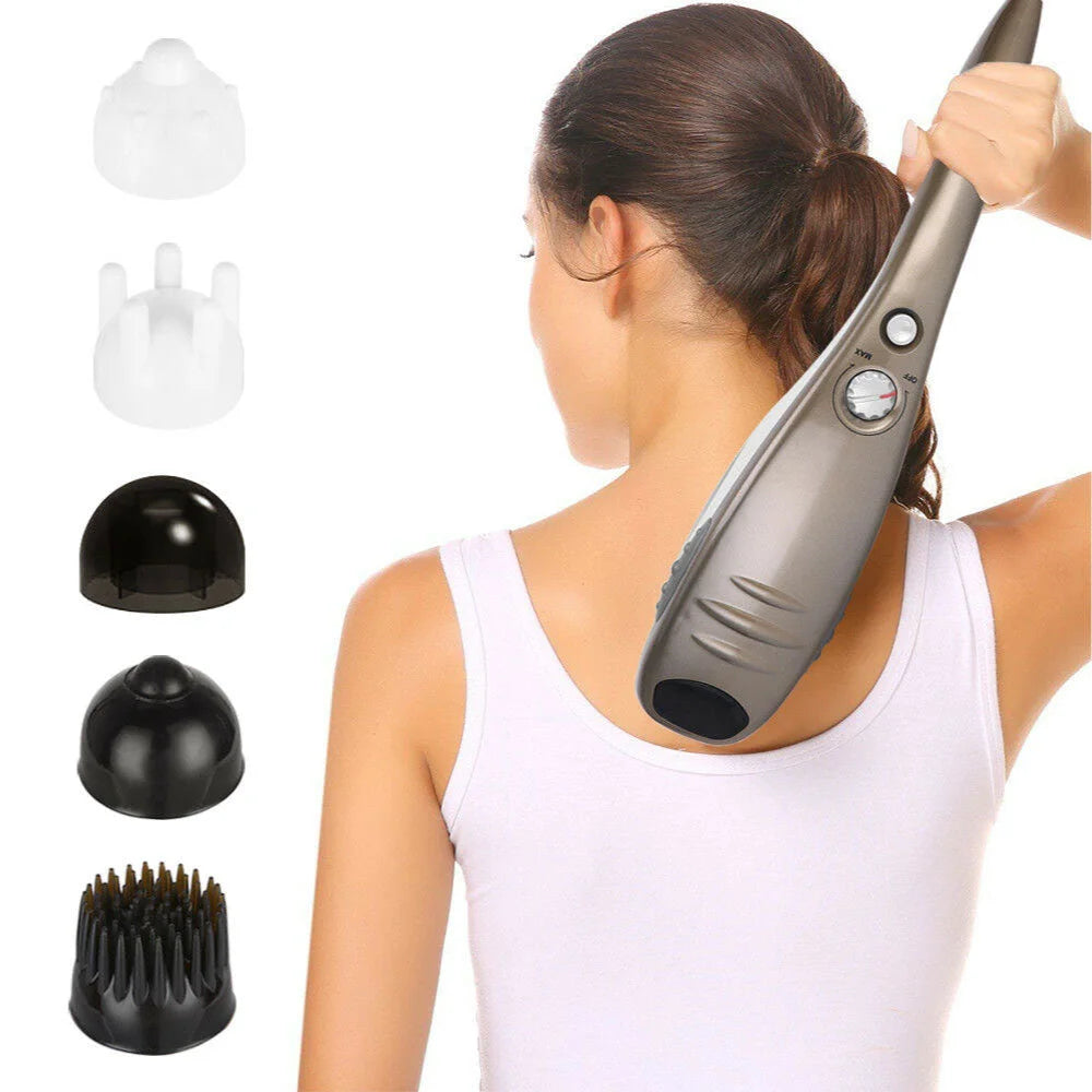 Full Body Handheld Massager Machine Champagne - 6 Massage