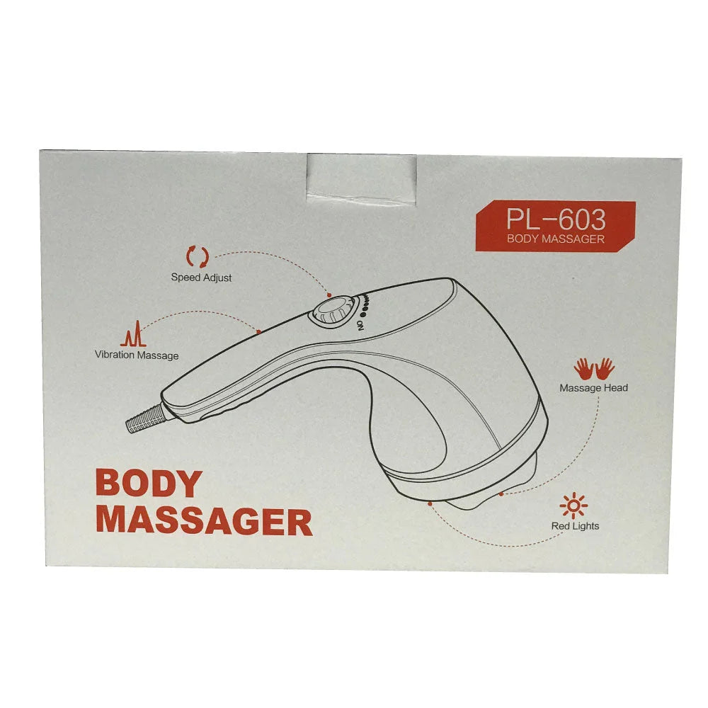 Full Body Vibration Handheld Massager - 4 Massage Heads