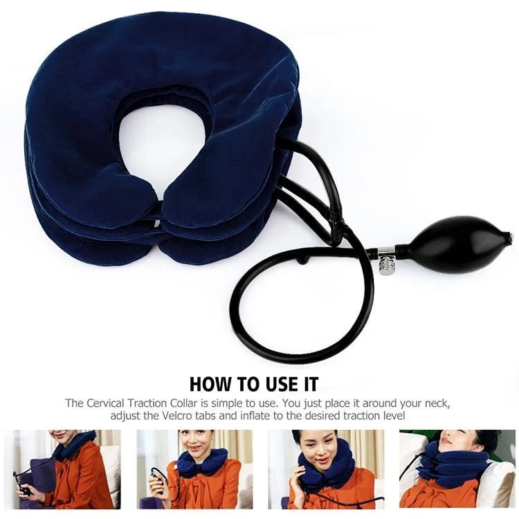 Full Cashmere Cervical Traction Instrument Neck Massage &