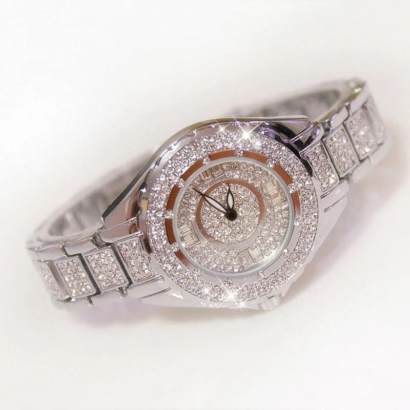 Full Diamond Women Watch - Niche Collection - Gold