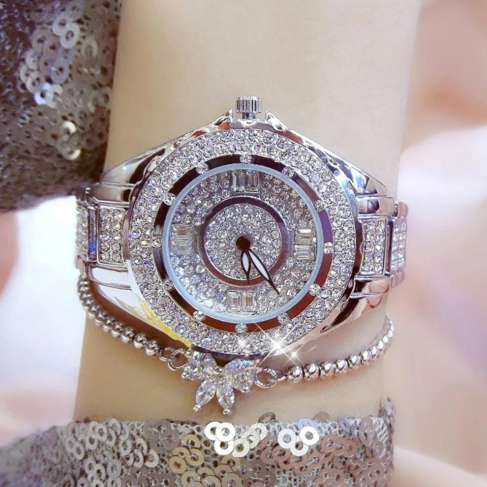 Full Diamond Women Watch - Niche Collection - Rose Gold