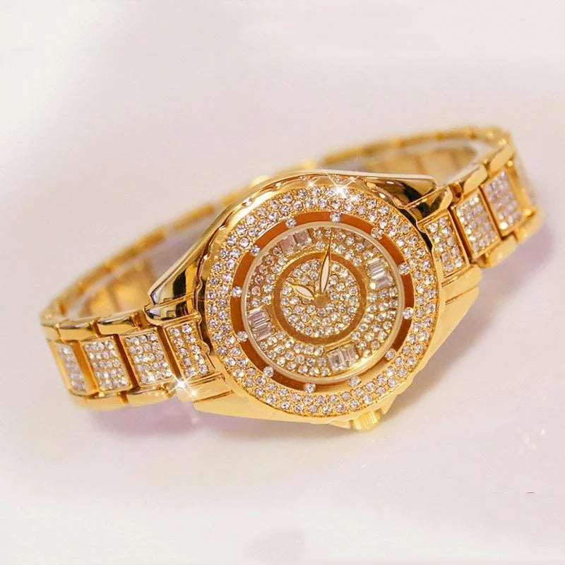 Full Diamond Women Watch - Niche Collection - Rose Gold