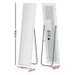 Full-Length Floor Wall Mirror with LED Light - Home & Garden