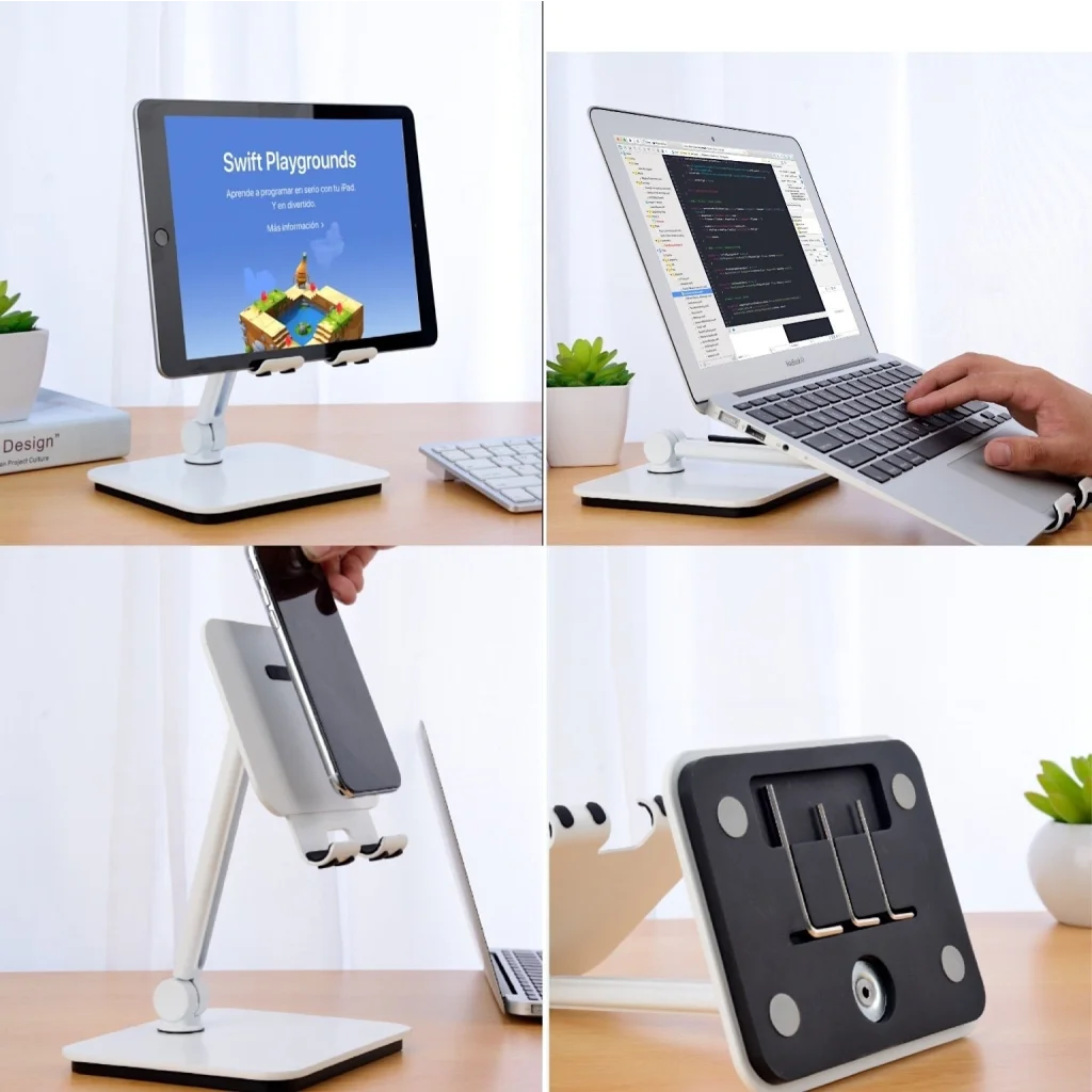 Full Motion 3 in 1 Smartphone Tablet and Notebook Holder