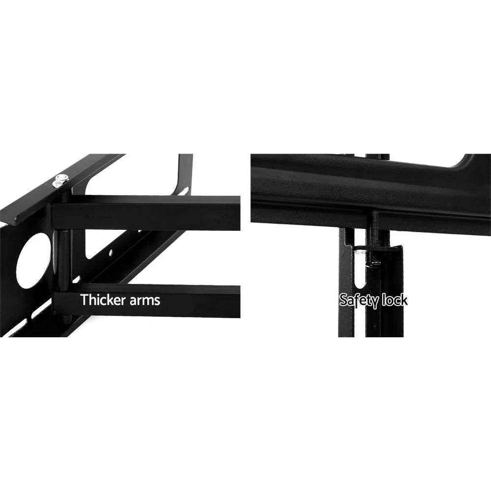 Full Motion TV Wall Mount Bracket Swivel LED LCD Plasma