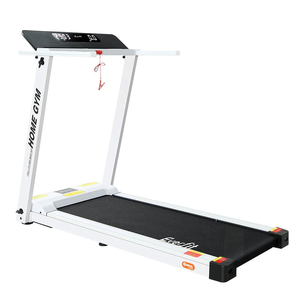 Fully Foldable Treadmill Home Gym Exercise Fitness - White