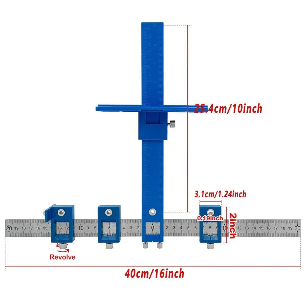 Furniture Carpentry Drill Guide Punch Locator Woodworking