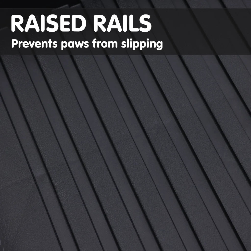 Furtastic 152cm Portable Dog Pet Ramp - Black - Pet Care >