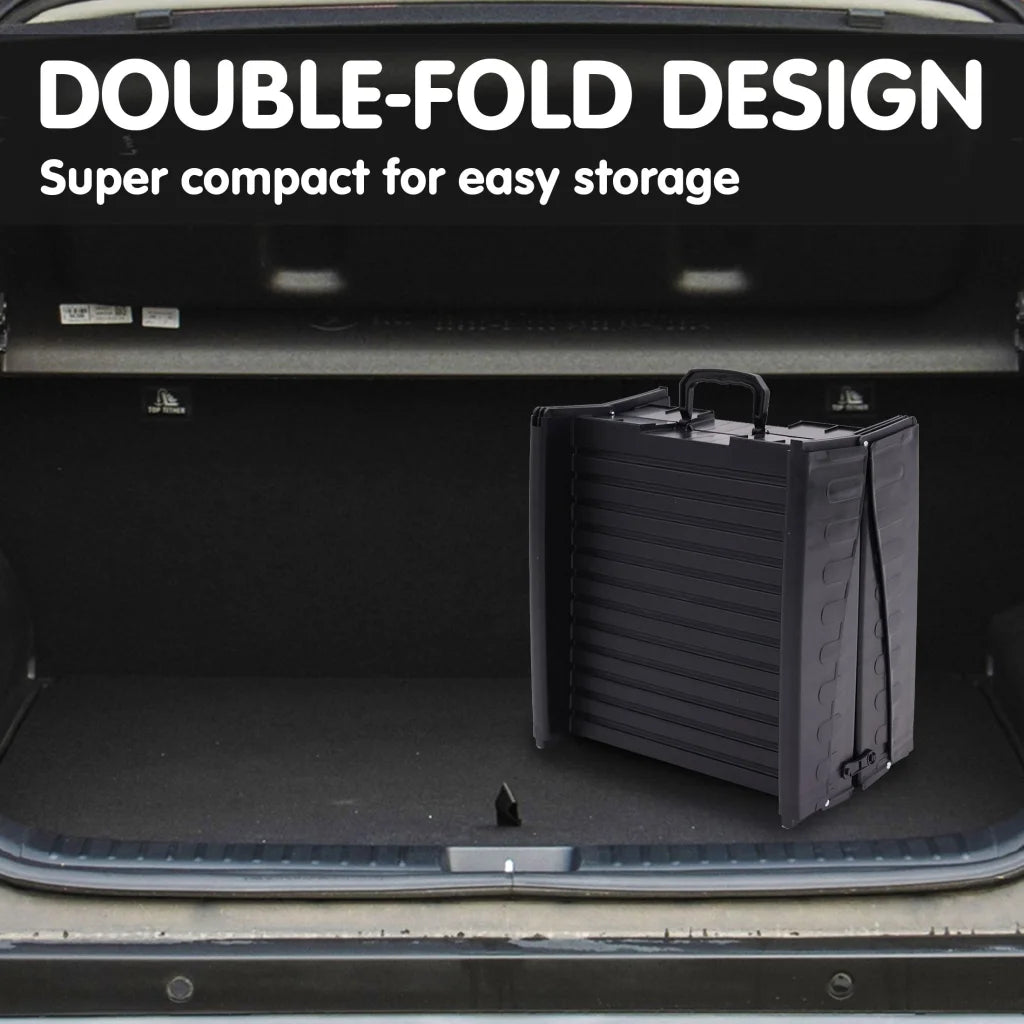 Furtastic 152cm Portable Dog Pet Ramp - Black - Pet Care >