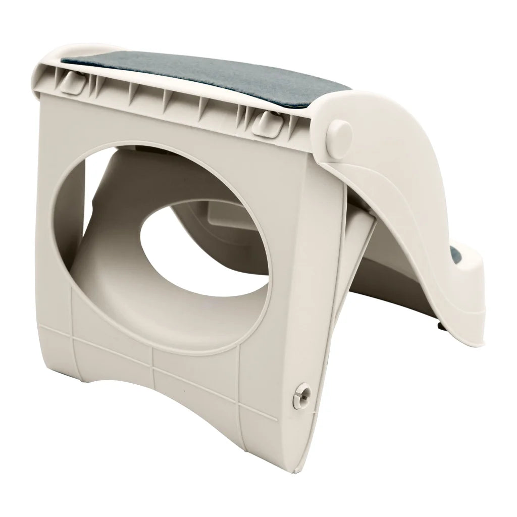 Furtastic 38cm Foldable Pet Stairs Ramp - White - Pet Care