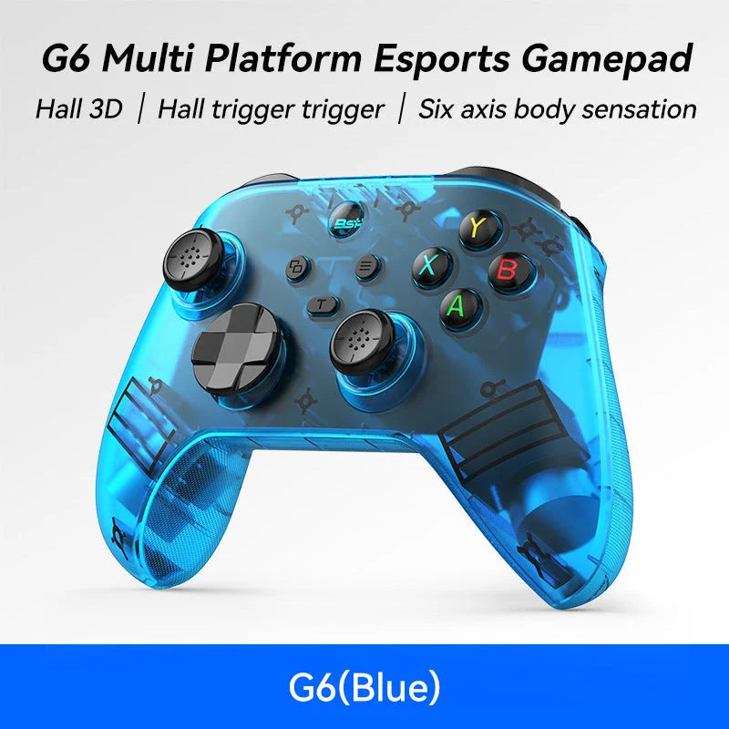 G6 Pro Wireless Gaming Controller - Hall Joysticks &