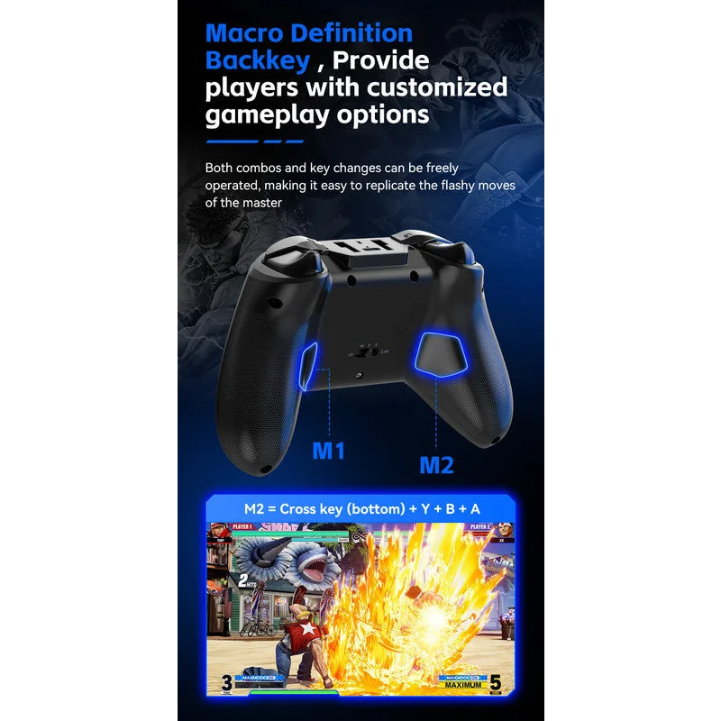 G6 Pro Wireless Gaming Controller - Hall Joysticks &