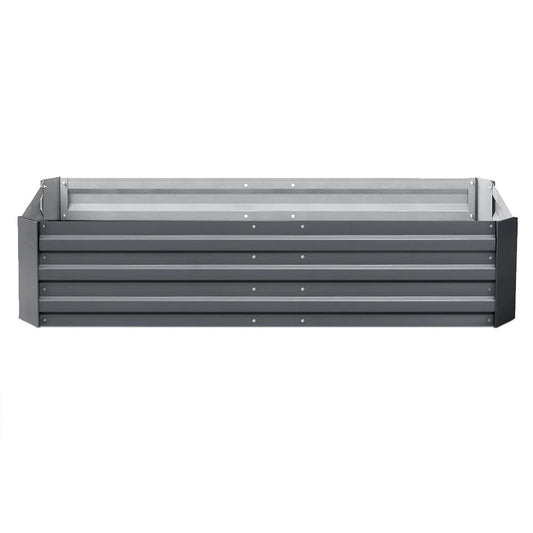 Galvanised Steel Raised Garden Bed (2pcs) 150x90x30cm