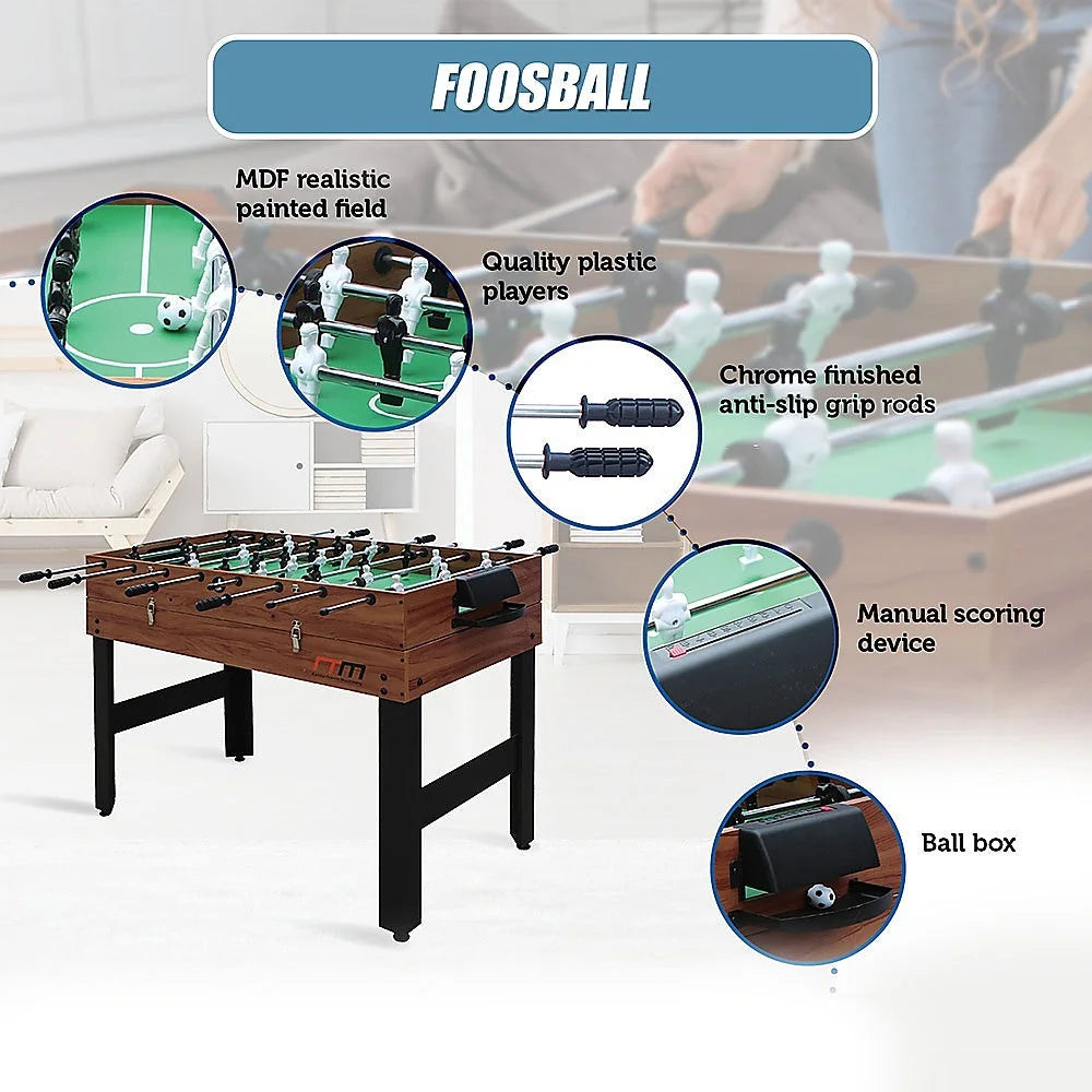 Games Table 4FT 3-in-1 Foosball Soccer Hockey Pool Table