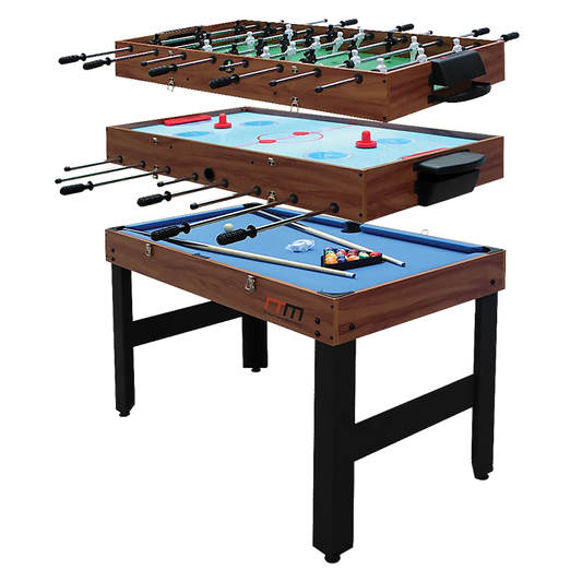 Games Table 4FT 3-in-1 Foosball Soccer Hockey Pool Table