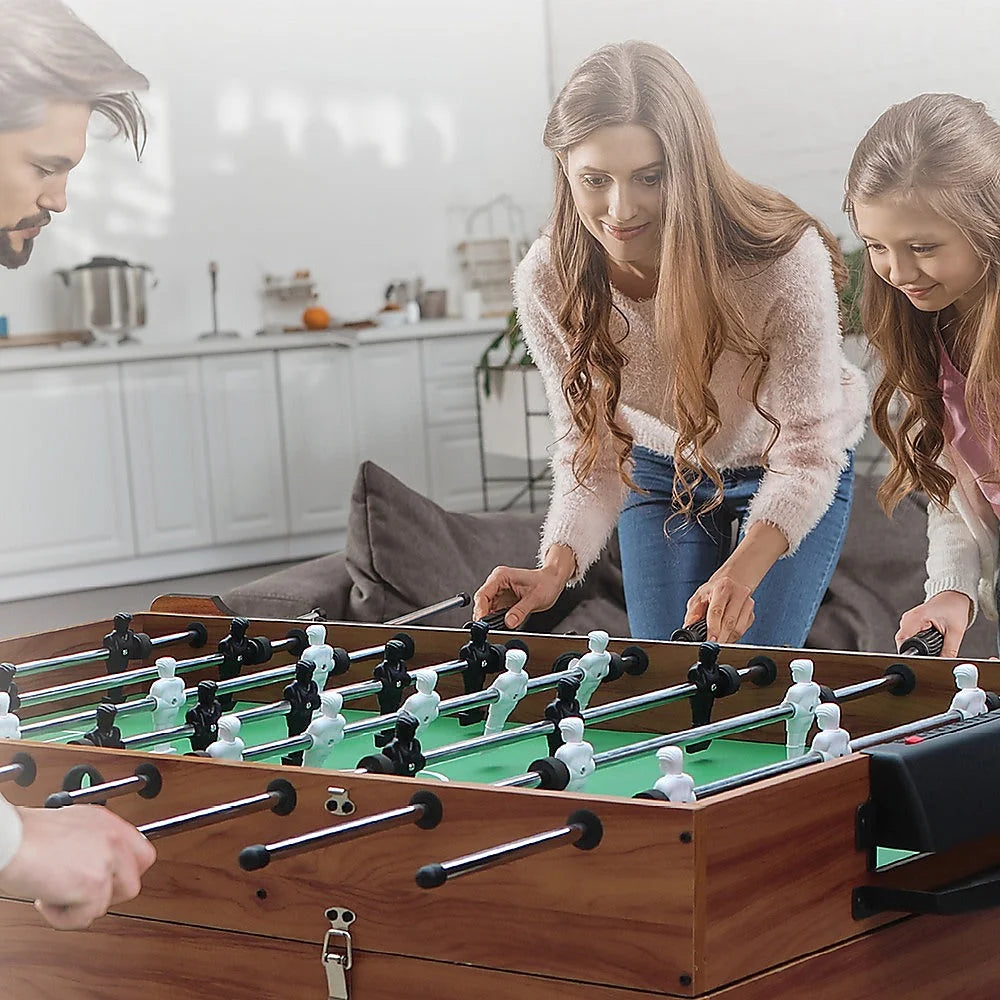 Games Table 4FT 3-in-1 Foosball Soccer Hockey Pool Table