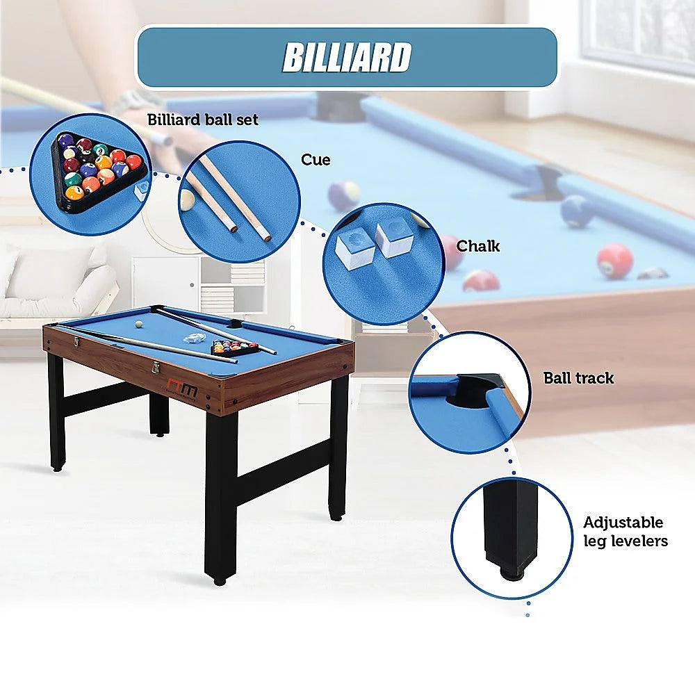 Games Table 4FT 3-in-1 Foosball Soccer Hockey Pool Table