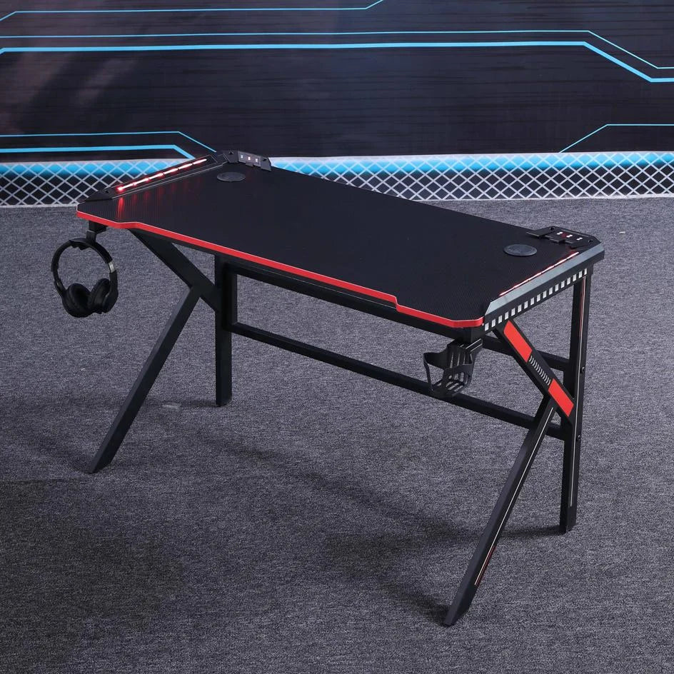 Gaming Desk 120cm Desktop PC Computer Racing Table Office