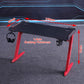 Gaming Desk 120cm RGB Desktop PC Computer Racing Table