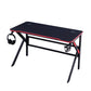 Gaming Desk 120cm RGB Desktop PC Computer Racing Table